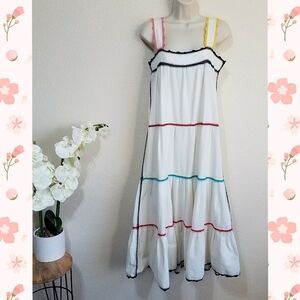 Carolina K Handmade Embroidered Stitched Maxi Dress